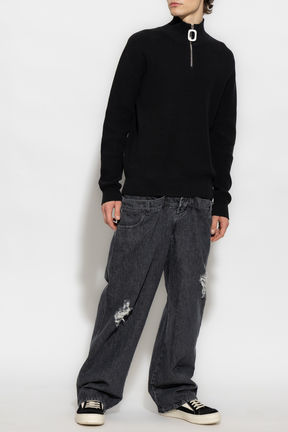 Black Sweater with high neck JW Anderson